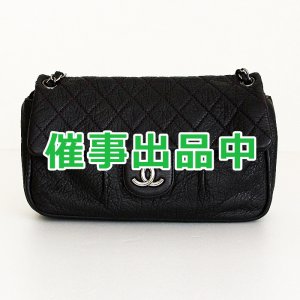 画像: シャネル　マトラッセ ワンショルダーバック ダークパープル／SIV金具