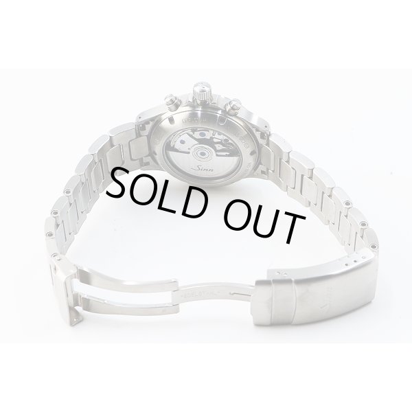 ジン　３５６ＳＡ　フリーガーIII　クロノグラフ　銀文字盤　ブレス