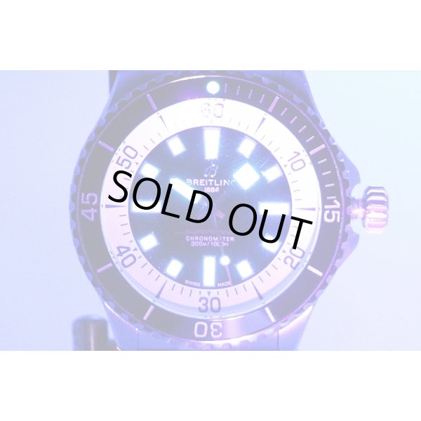 ブライトリング　スーパーオーシャン４４　Ａ１７３７６　黒文字盤　ライト