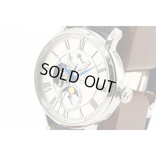 オリエントスター　ＲＫ－ＡＹ０１０２　銀文字盤　メカニカルムーンフェイス　サイド拡大