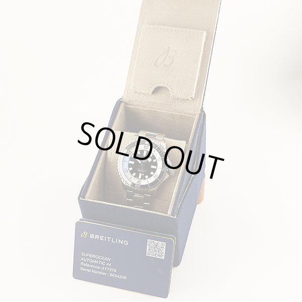 ブライトリング　スーパーオーシャン４４　Ａ１７３７６　黒文字盤　箱・保証書