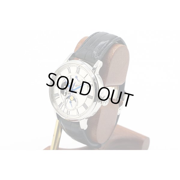 オリエントスター　ＲＫ－ＡＹ０１０２　銀文字盤　メカニカルムーンフェイス　サイド