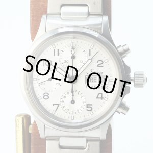 画像: ジン　３５６ＳＡ　フリーガーIII　クロノグラフ　銀文字盤