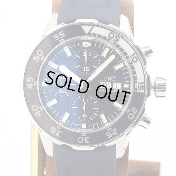ＩＷＣ　アクアタイマー　クロノグラフ　ＩＷ３７６７１１　紺文字盤