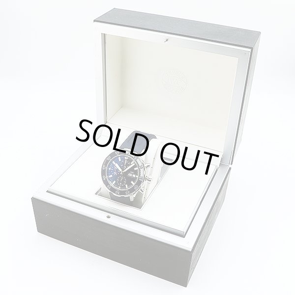 ＩＷＣ　アクアタイマー　クロノグラフ　ＩＷ３７６７１１　紺文字盤　箱