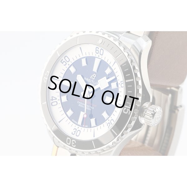 ブライトリング　スーパーオーシャン４４　Ａ１７３７６　黒文字盤　サイド拡大