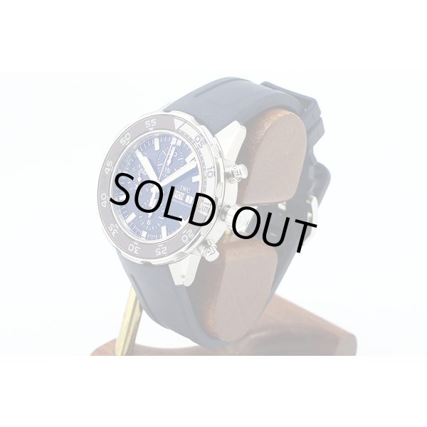 ＩＷＣ　アクアタイマー　クロノグラフ　ＩＷ３７６７１１　紺文字盤　サイド