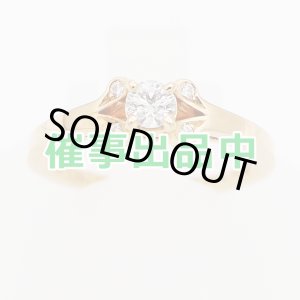 画像: カルティエ　750PG バレリーナ ダイアイリリング 0.19ct 2.90g