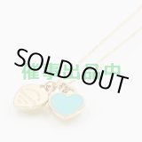 画像: ティファニー　750YG ミニダブルハートタグペンダントネックレス 4.00g