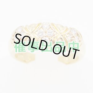 画像: セイコージュエリー　K18 ダイアイリリング 0.35ct 6.40g