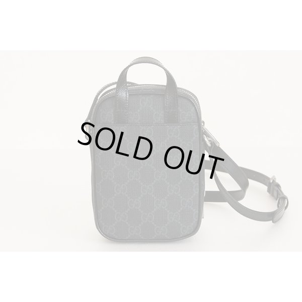 グッチ　インターロッキングG ショルダーバック 672952 9416 ブラック　裏面