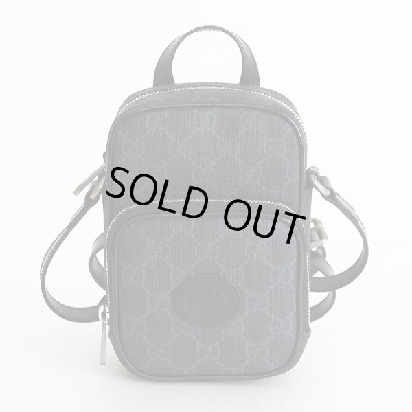 グッチ　インターロッキングG ショルダーバック 672952 9416 ブラック