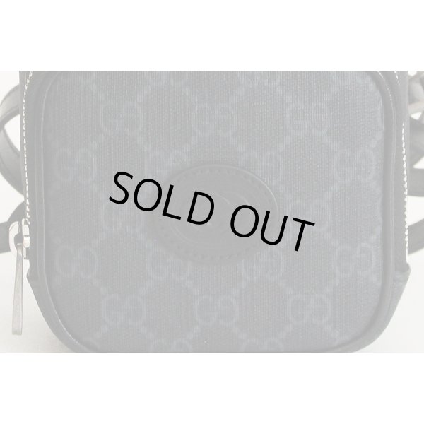 グッチ　インターロッキングG ショルダーバック 672952 9416 ブラック　表面拡大