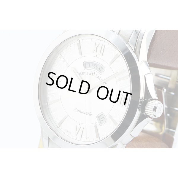 モーリス・ラクロア　ポントス　デイデイト　ＰＴ６０５８　銀文字盤　サイド拡大