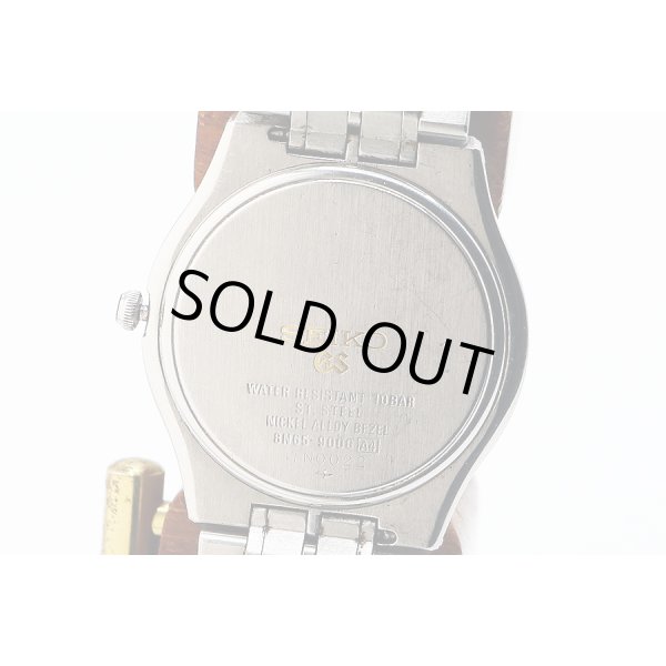 グランドセイコー　ＳＢＧＧ００１　８Ｎ６５－９０００　銀文字盤　裏面拡大