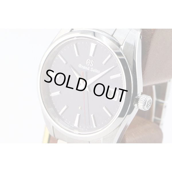 グランドセイコー　ＳＢＧＰ００７　９Ｆ８５－０ＡＡ０　紺文字盤　赤秒針　ＧＳ６０周年限定　サイド拡大