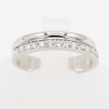 画像: PT900 ダイアイリリング 0.35ct 4.70g