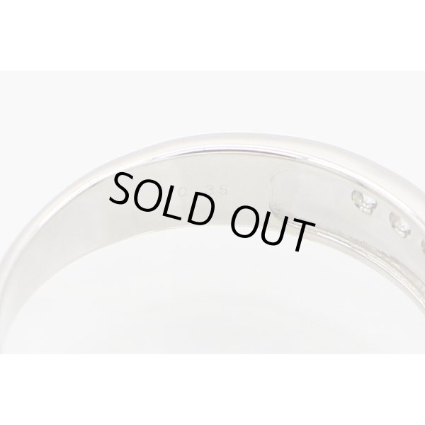 PT900 ダイアイリリング 0.35ct 4.70g　刻印(2)