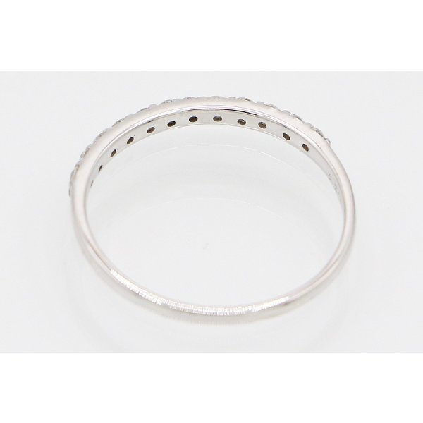 K18WG ダイアイリリング 0.21ct 1.10g 内側