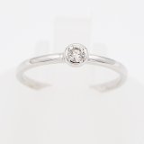 画像: K18WG ダイアイリリング 0.10ct 1.70g