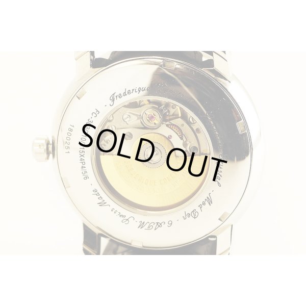 フレデリックコンスタント　クラシック　ＦＣ３０３　銀文字盤　裏面拡大