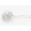 K18WG ダイアイリペンダントネックレス 0.75ct 4.30g　サイド