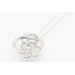 K18WG ダイアイリペンダントネックレス 0.75ct 4.30g　裏面