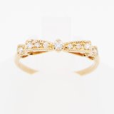 画像: K18PG ダイアイリリング 0.10ct 1.60g