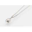 PT900/850 ダイアイリペンダントネックレス 0.410ct 2.60g　裏面