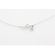 PT900/850 ダイアイリペンダントネックレス 0.410ct 2.60g　留め具