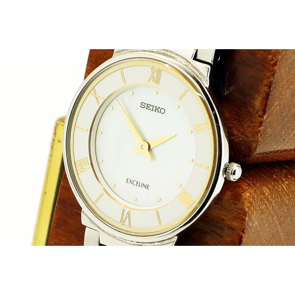 セイコー　エクセリーヌ　ＳＷＤＬ１４９　シェル文字盤　４Ｊ４０－０ＡＦ０　サイド拡大