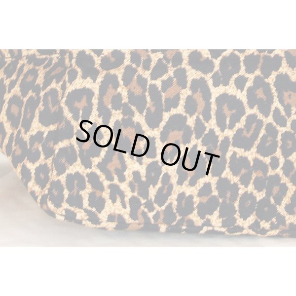 エルベシャプリエ　ナイロン舟型トートM 707F パンサー レオパード ヒョウ柄　底拡大