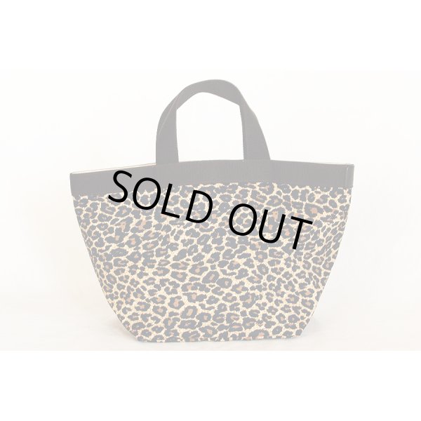 エルベシャプリエ　ナイロン舟型トートM 707F パンサー レオパード ヒョウ柄　裏面