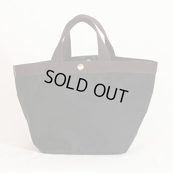 エルベシャプリエ　コーデュラ舟型トートM 707C ノワール／モカ