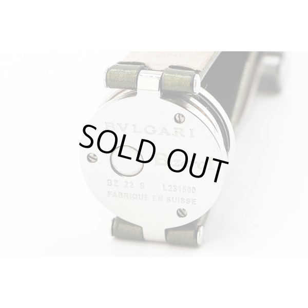 ブルガリ　ビーゼロワン　ＢＺ２２　黒文字盤　裏面拡大