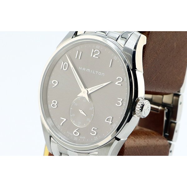 ハミルトン　ジャズマスター　Ｈ３８４１１０　グレー文字盤　スモールセコンド　サイド拡大