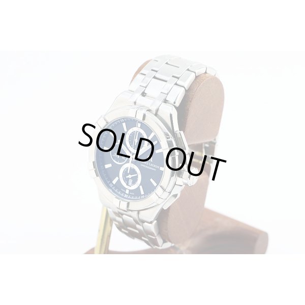 モーリス・ラクロア　アイコン　クロノグラフ　黒文字盤　サイド