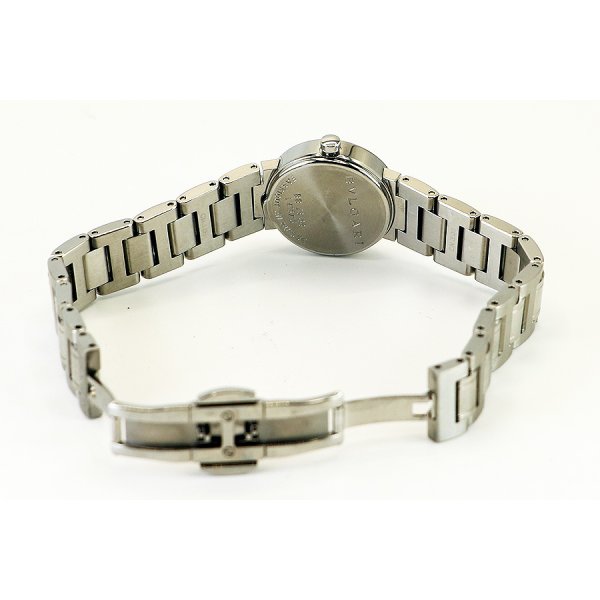 ブルガリ　ブルガリブルガリ　ＢＢ２３Ｓ　黒文字盤　１２Ｐ　ブレス