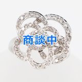 画像: K18WG ダイアイリリング 0.75ct 4.90g