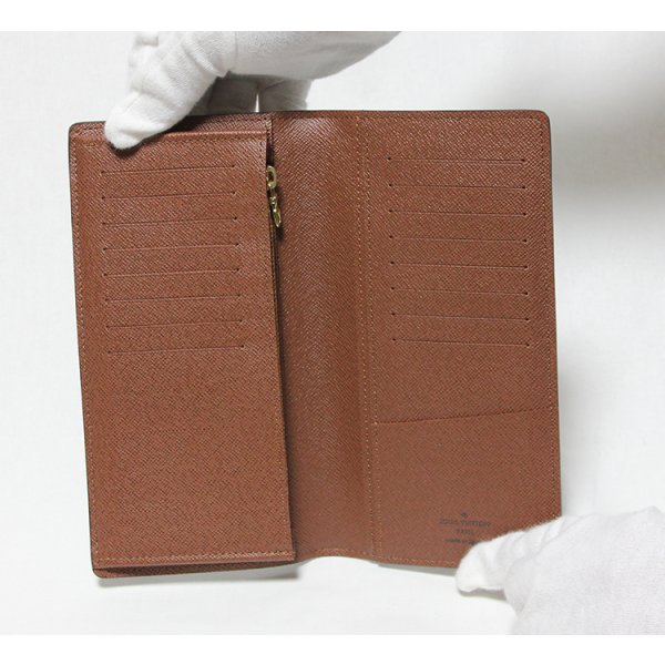 ルイ・ヴィトン	ポルトフォイユ・ブラザ M66540　中身