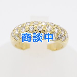 画像: K18 ダイアイリリング 1.35ct 4.30g
