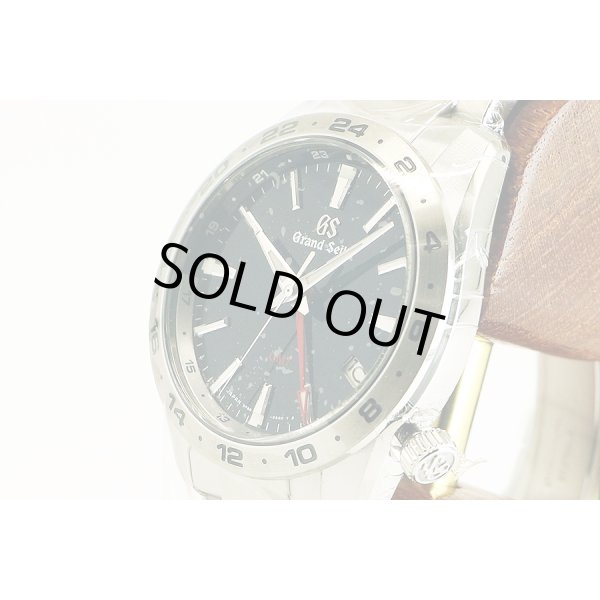 グランドセイコー　ＳＢＧＮ０２９　ＧＭＴ　９Ｆ８６－０ＡＫ０　紺文字盤　サイド拡大