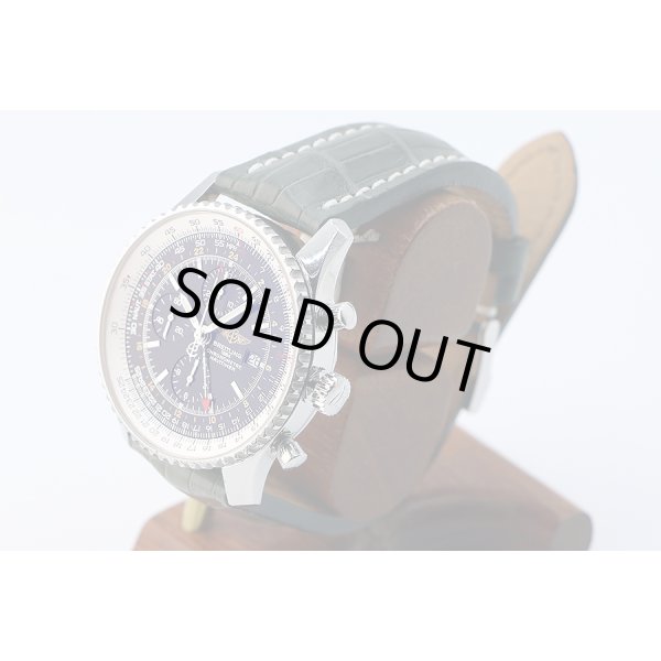 ブライトリング　ナビタイマーワールド　Ａ２４３２２　黒文字盤　サイド