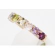 ポンテヴェキオ　K18PG マルチストーンダイアイリリング 0.08ct 4.50g　サイド