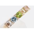 ポンテヴェキオ　K18PG マルチストーンダイアイリリング 0.08ct 4.50g　サイド