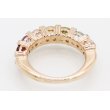 ポンテヴェキオ　K18PG マルチストーンダイアイリリング 0.08ct 4.50g　内側