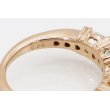 ポンテヴェキオ　K18PG マルチストーンダイアイリリング 0.08ct 4.50g　刻印(2)