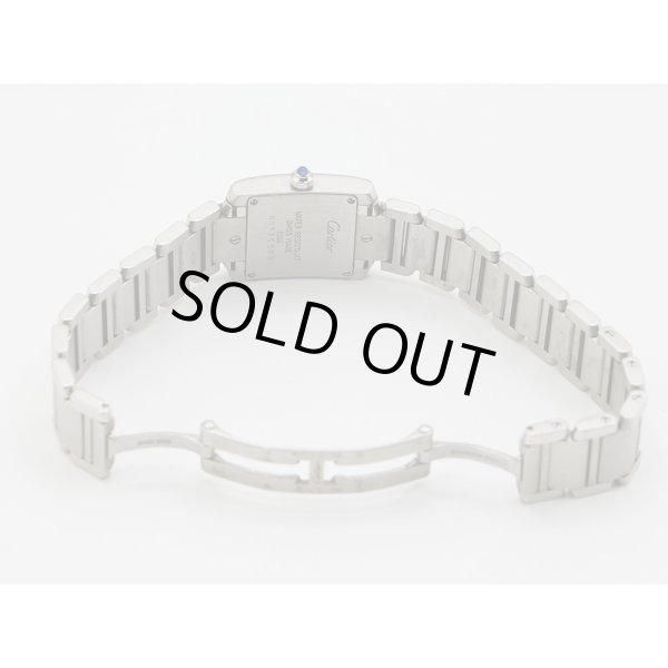 カルティエ　タンクフランセーズＳＭ　２３８４　白文字盤　裏面