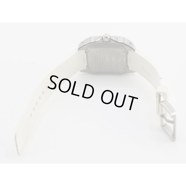 カルティエ　サントス100　2878　白文字盤　裏面