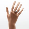 ミキモト　PT950 黒蝶パールダイアイリリング 12.00mm 0.84ct 7.40g　装着イメージ